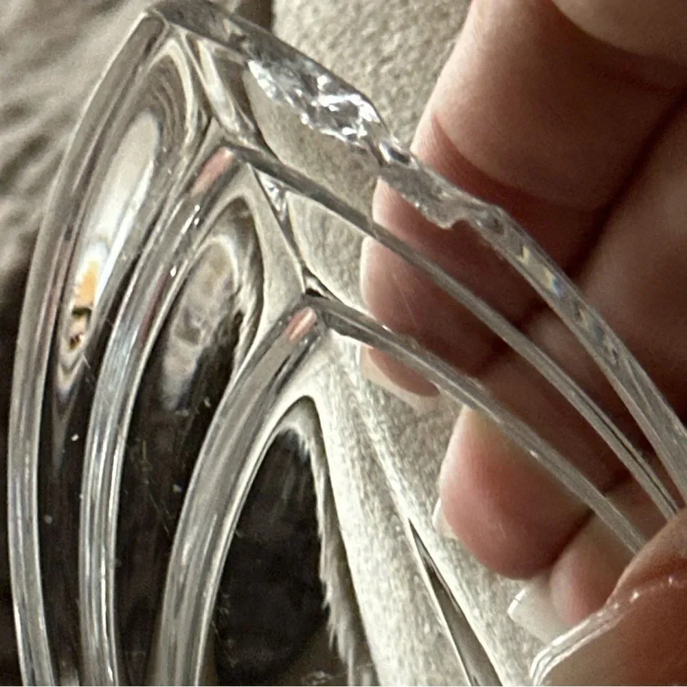 Mikasa Crystal Tulip Flower Taper Candle Holders!